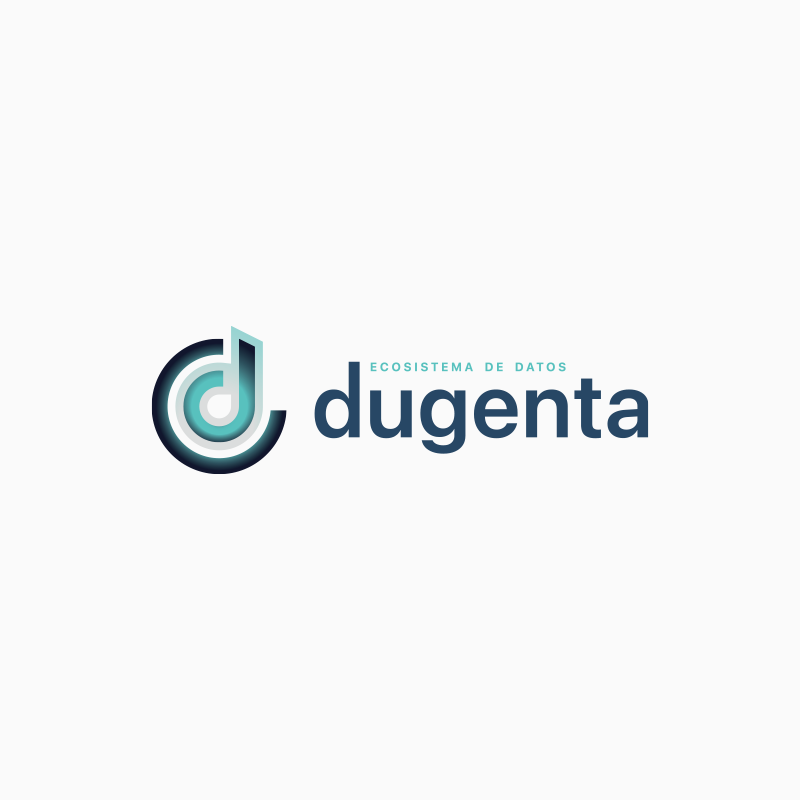 Isologotipo Dugenta Ecosistema de datos.