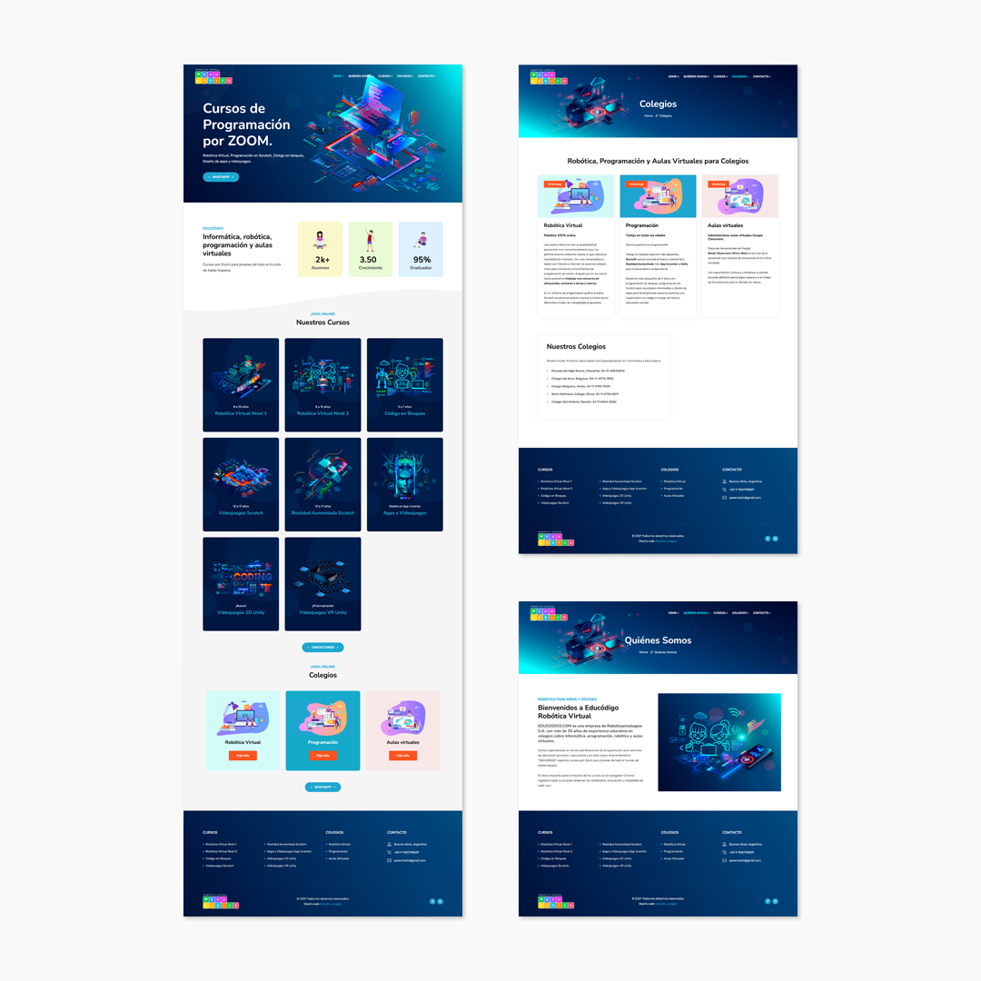 Educódigo. Página web.